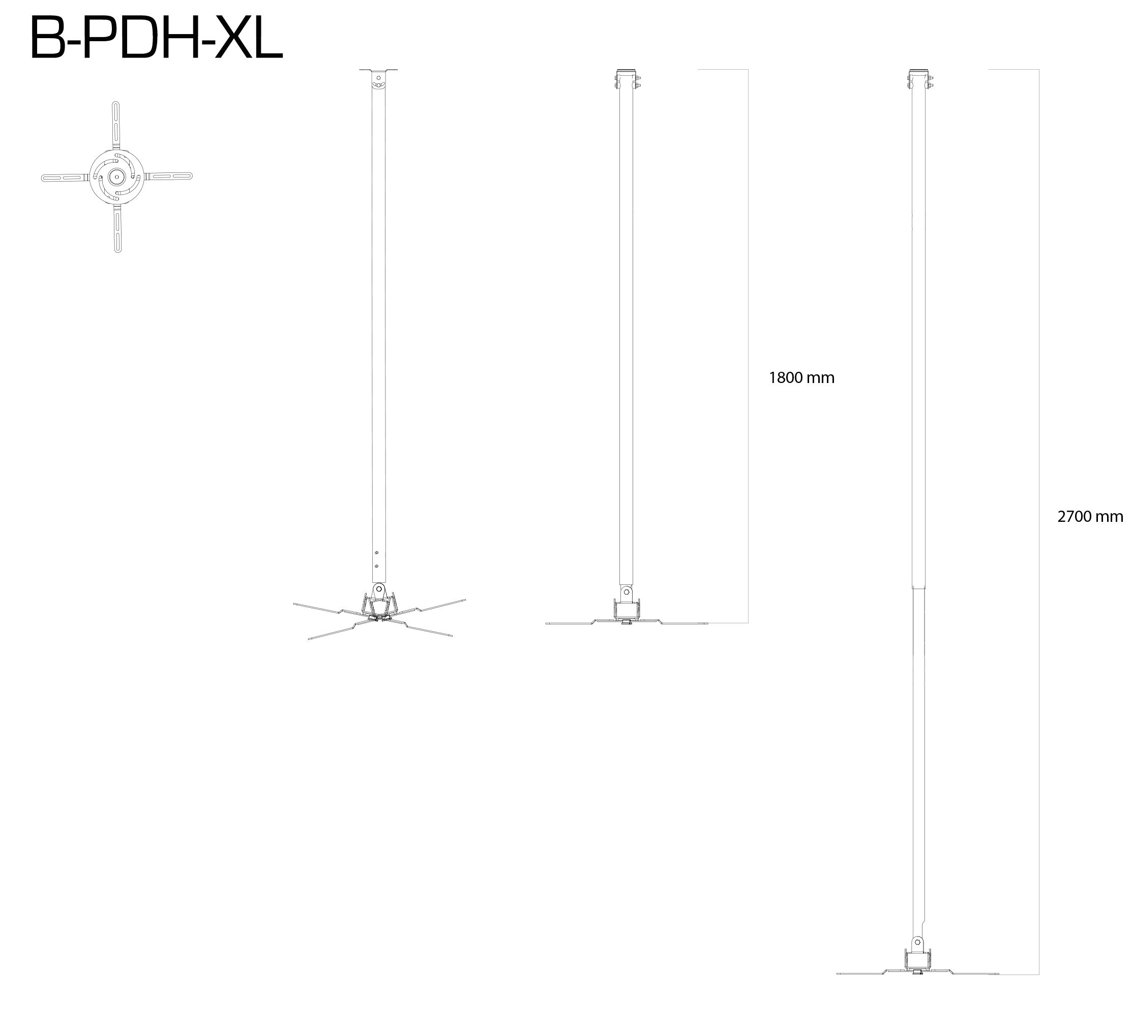 Projektorhalterung B-PDH-XL