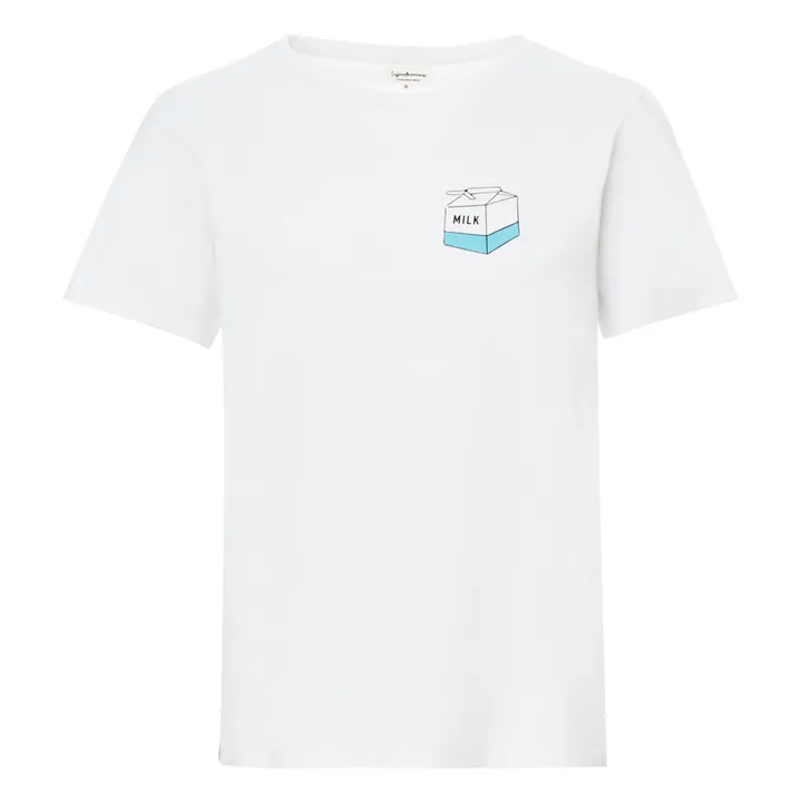 Tajinebanane T-Shirt d'allaitement Take away milk | Blanc