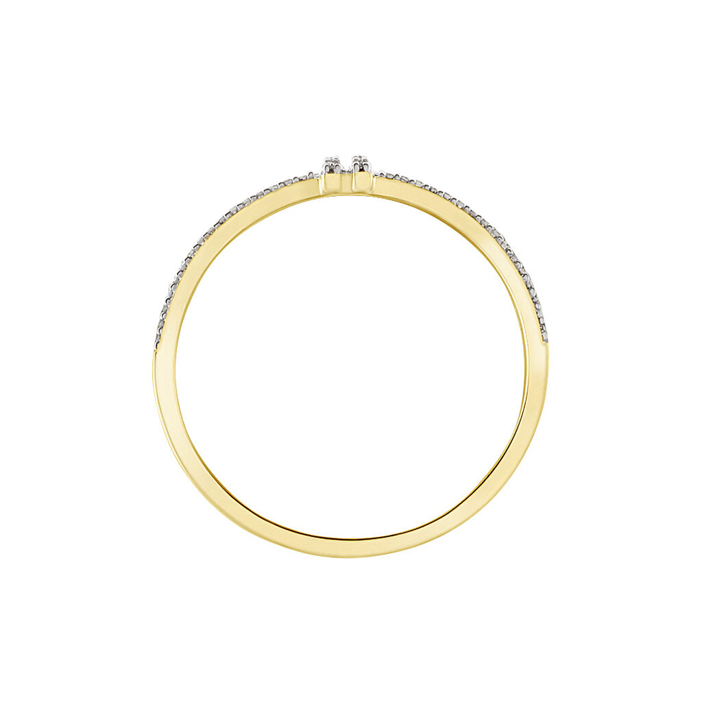 Bague Tharia Or Jaune Diamant