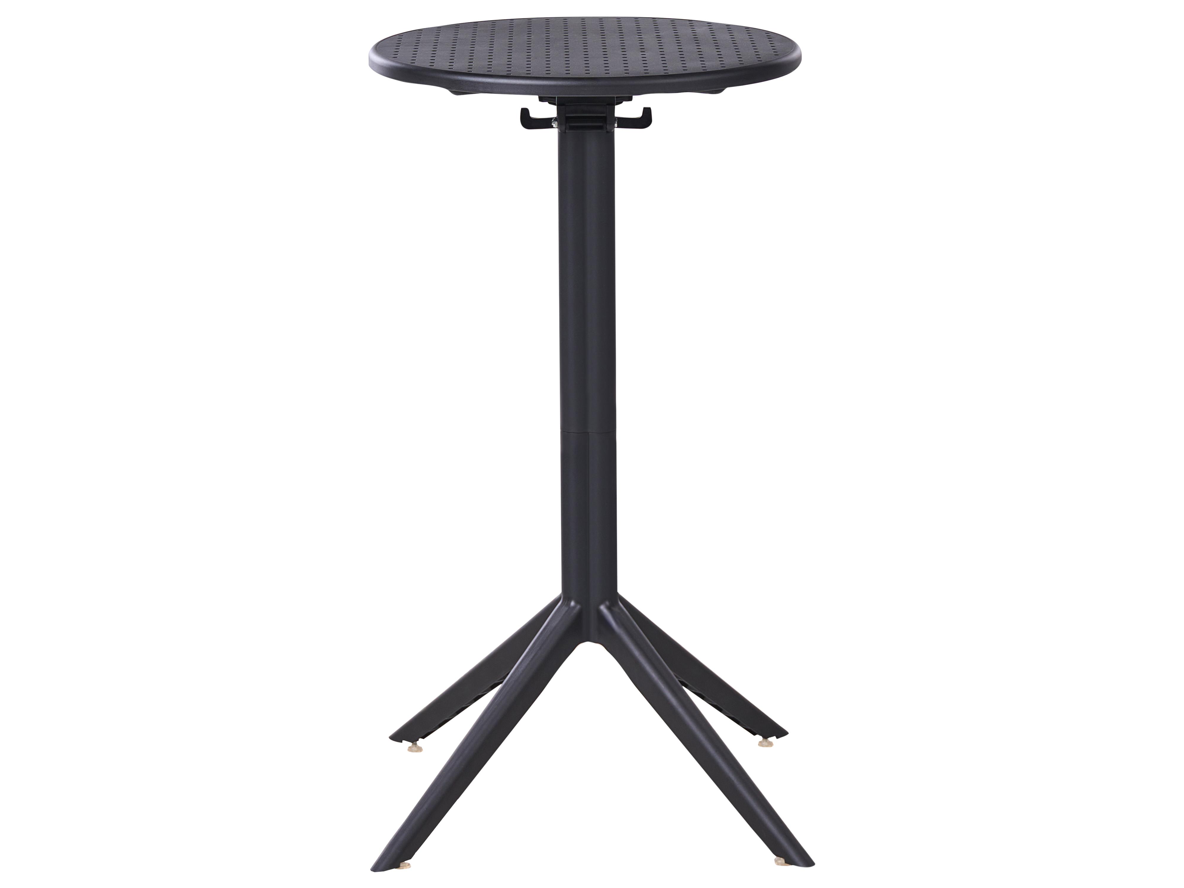 Tuin bartafel LEGRENA 60 cm 60 cm Zwart