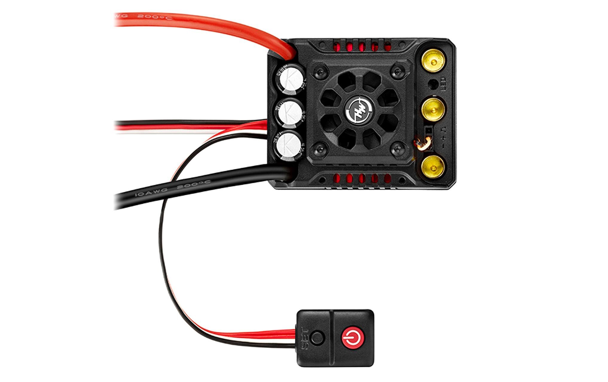 Brushless Regler QuicRun WP8BL150 G2 150A, 3-6SWasserdichter Brushless Sensorless ESC für RC-Fahrzeuge im Massstab 1:8