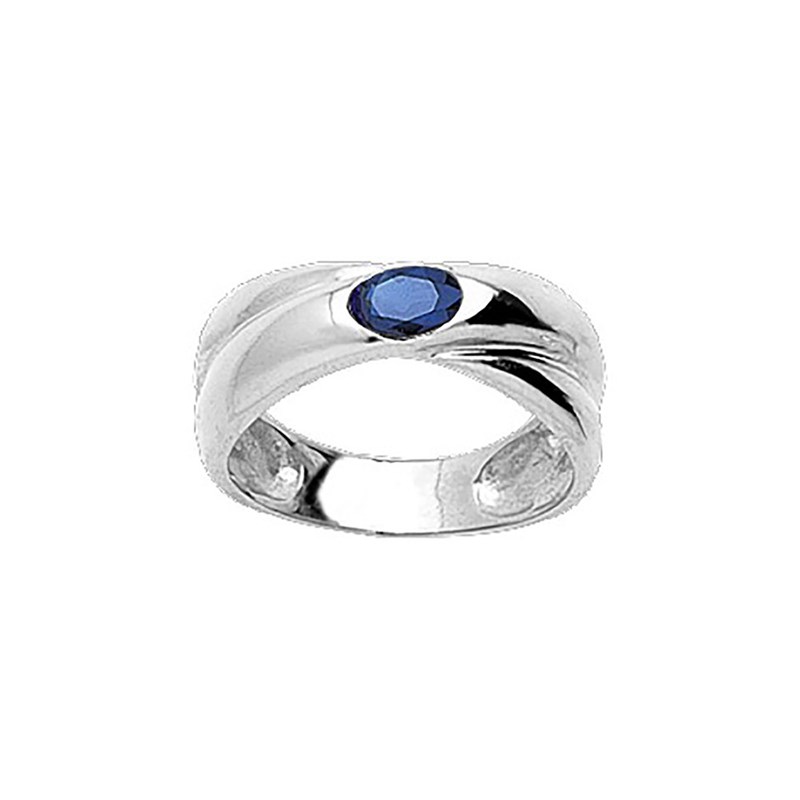 Bague Femme - saphir - Or 18 Carats