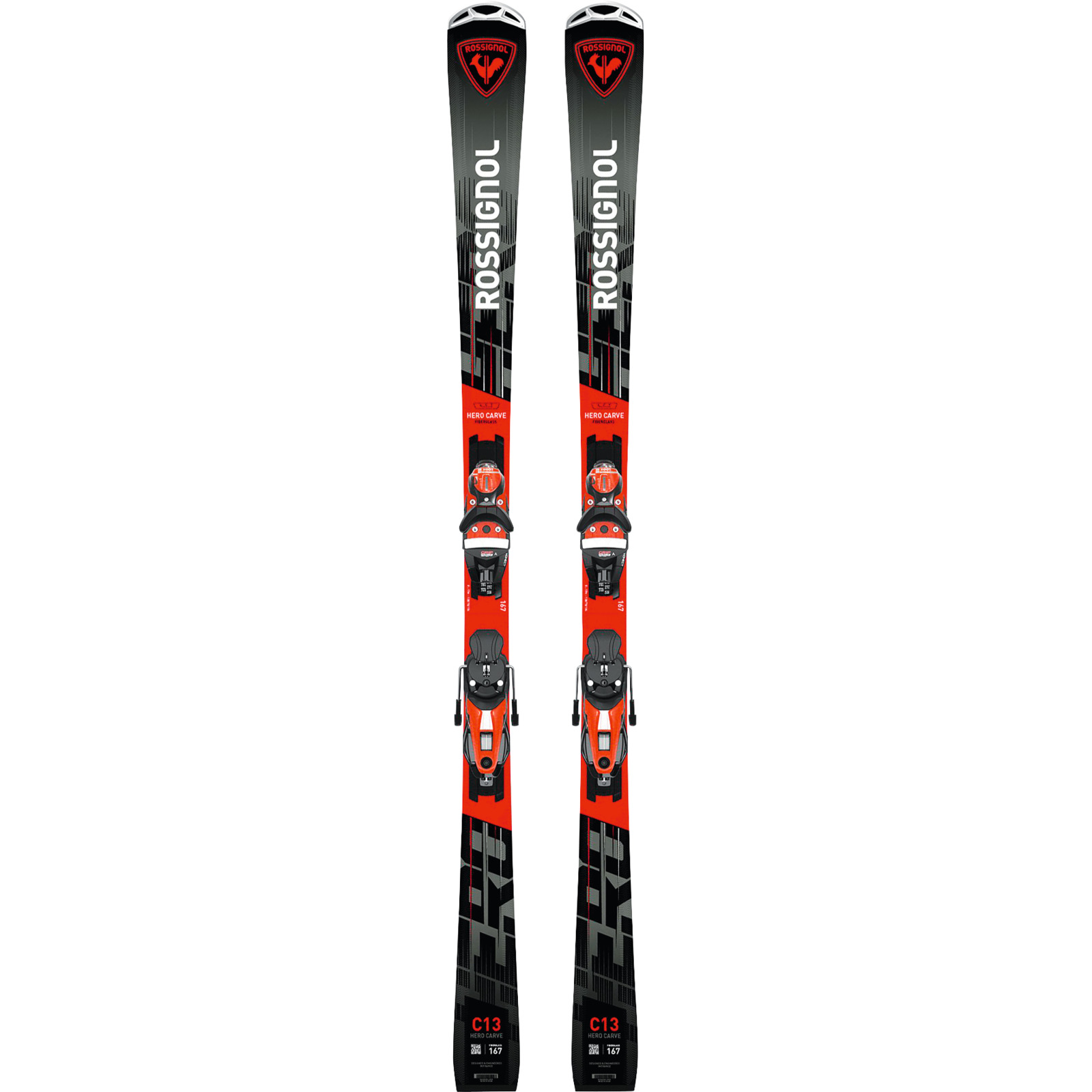 Ski-Set Rossignol Hero Carve ST inkl. NX 12K GW