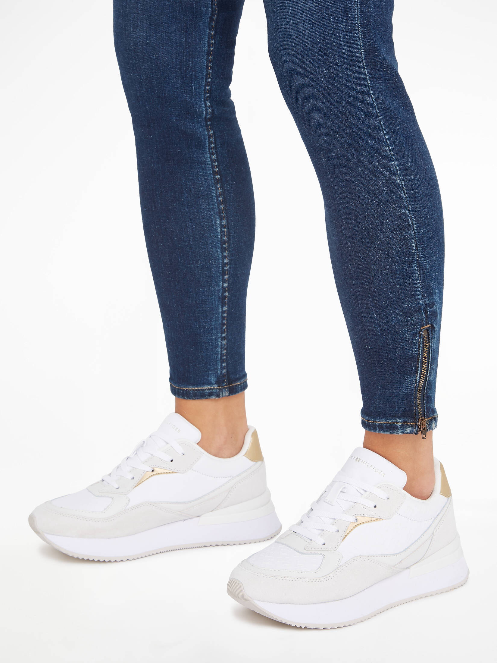 Tommy Hilfiger| Damen Sneaker LUX MONOGRAM RUNNER