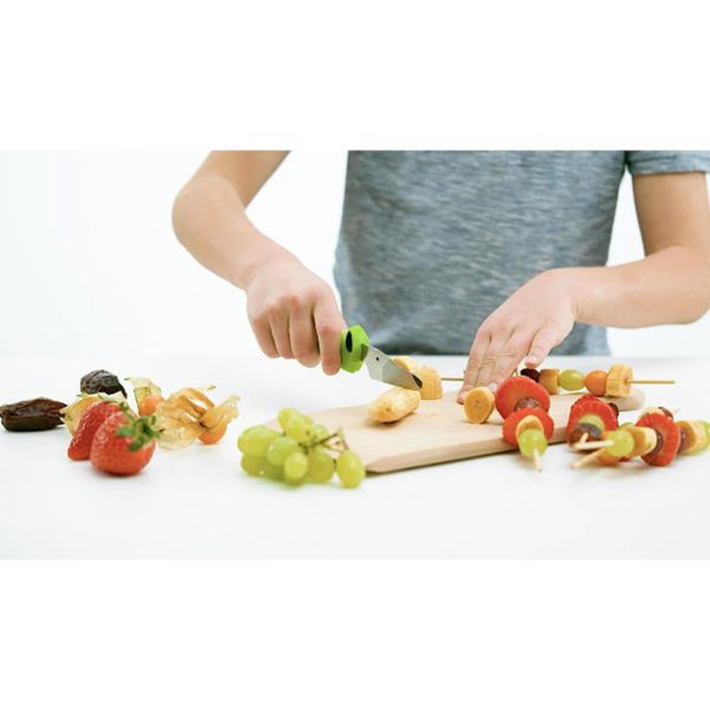 Børnekokkeknivsæt Grøn/Blå - Kinderkitchen