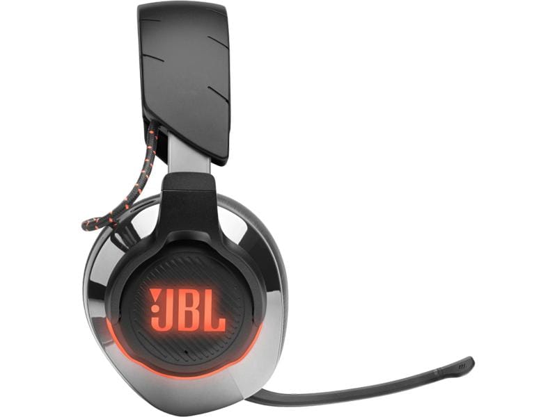JBL Headset Quantum 810 Wireless Schwarz Kabelloses Over-Ear-Headset mit aktivem Noise-Cancelling und Bluetooth