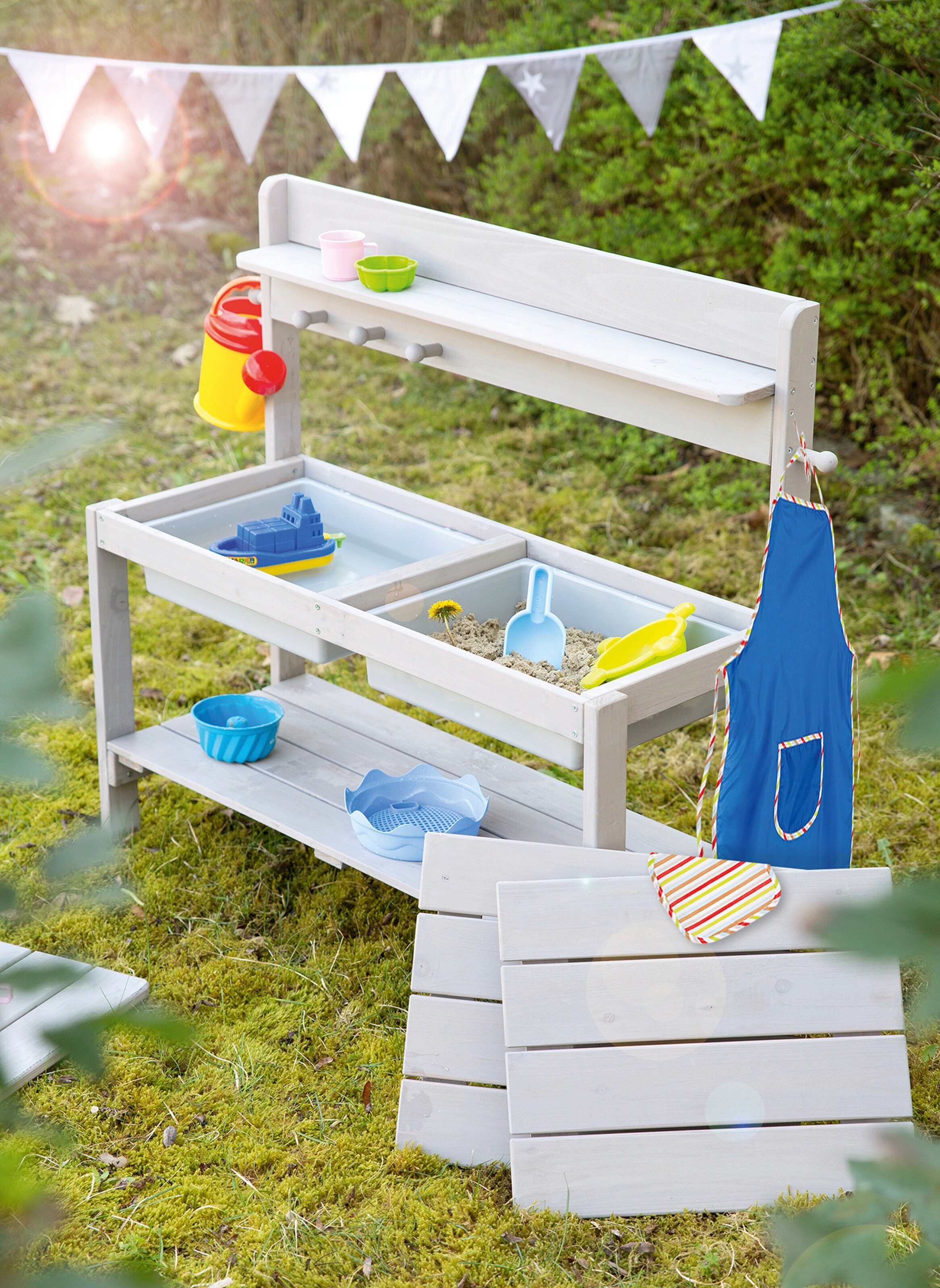 roba Outdoor Kinderküche 'FUN' mit Schürze Outdoor +