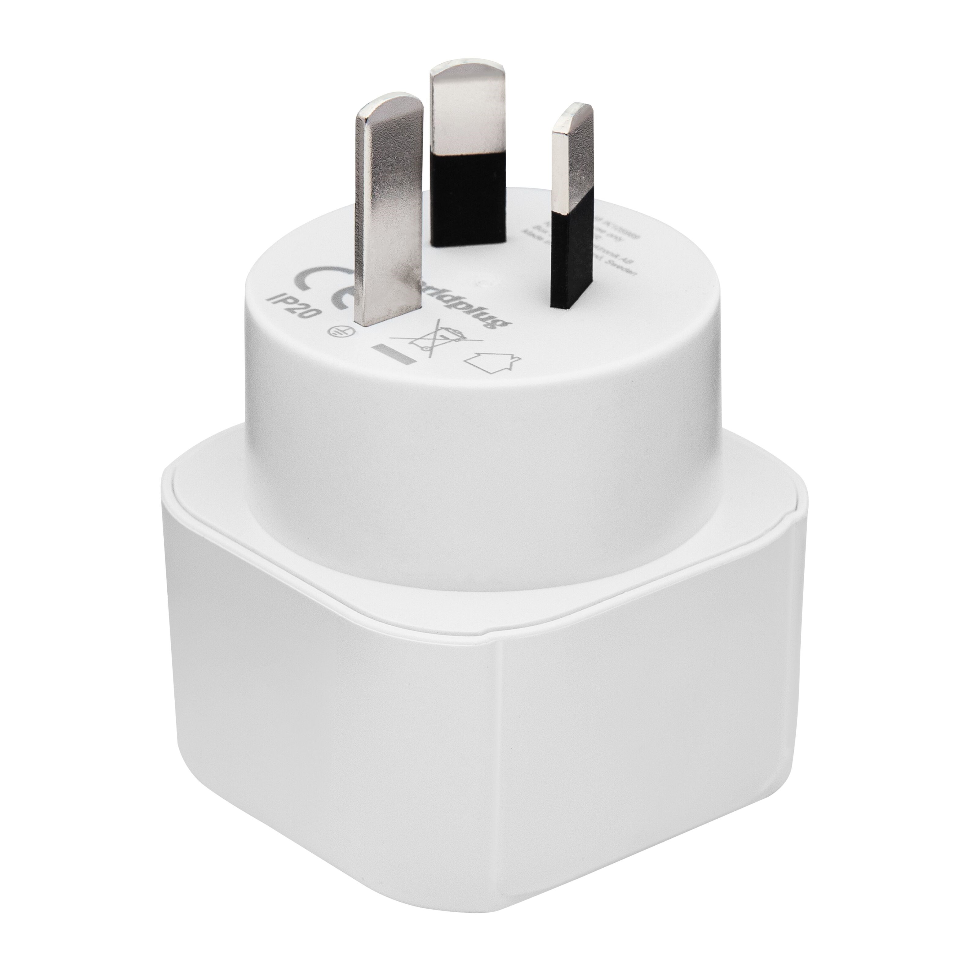 Luxorparts Jordet reiseadapter Australia, Kina