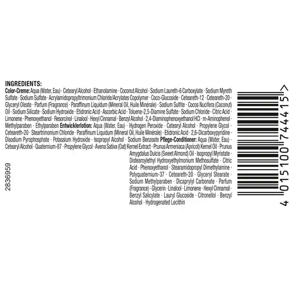 NATURALS Permanente Haarfarbe 10-2 Aschblond