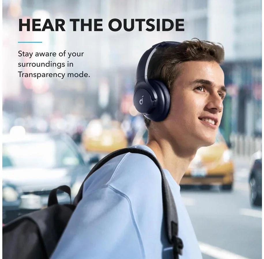 Anker - Høretelefoner - Soundcore Q20i - Blå
