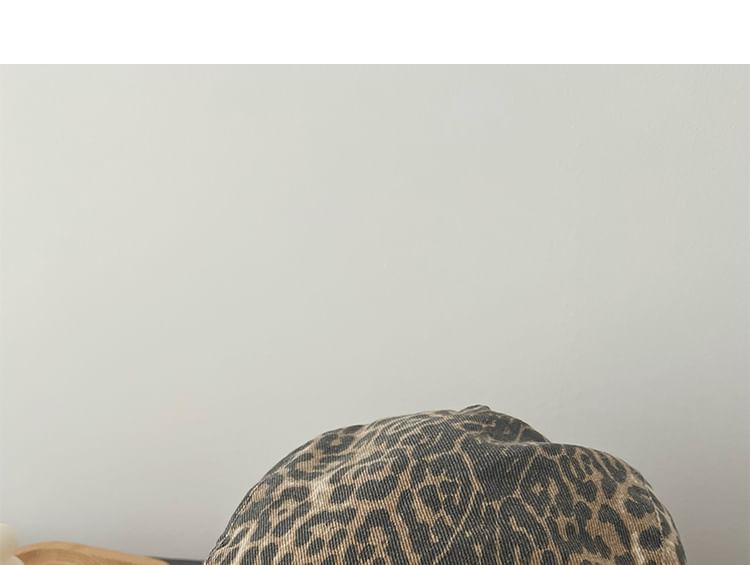 Alpha Kiss - Luipaardprint Baret