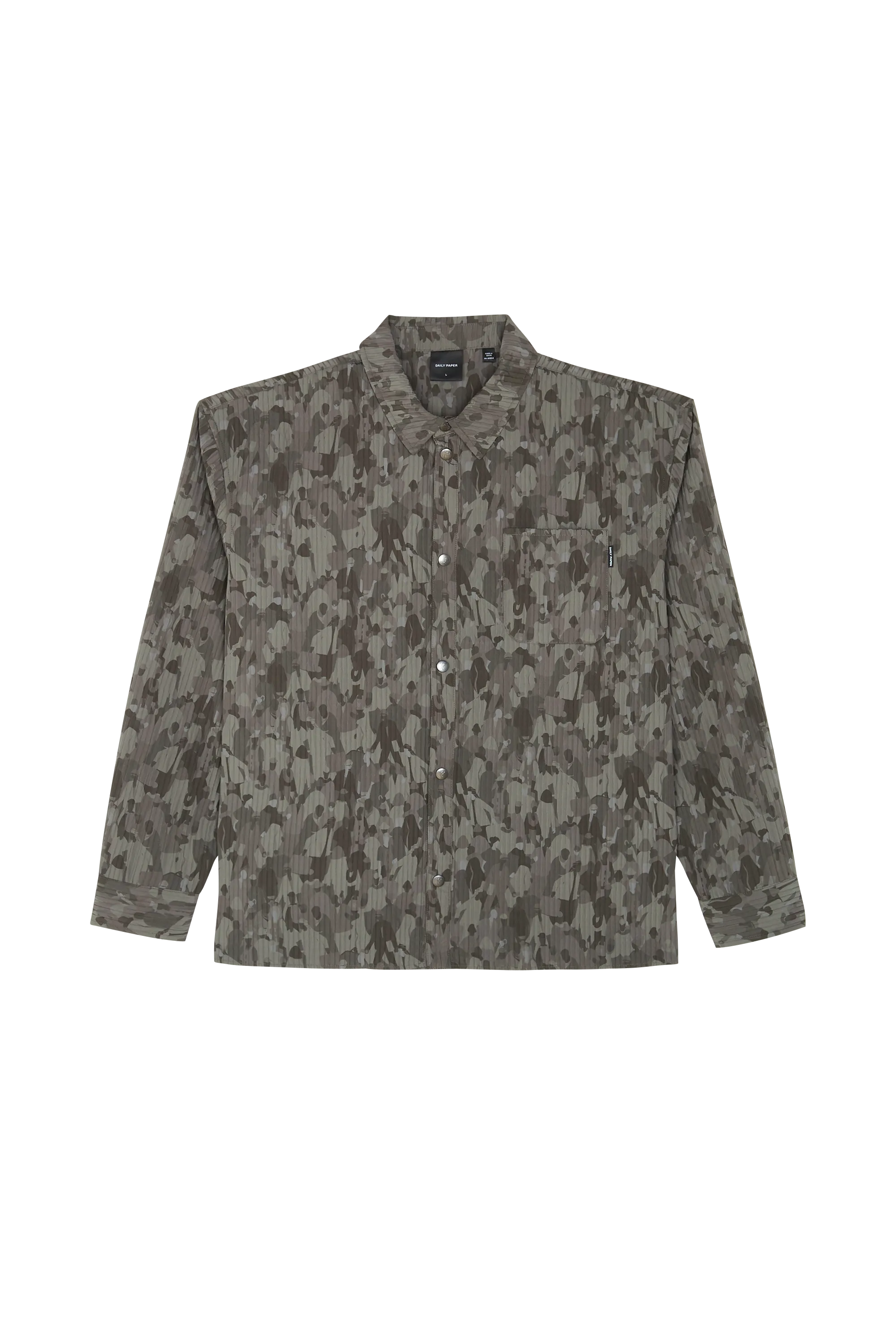 Daily Paper Chemise adetola community relaxed ls shirt Vert