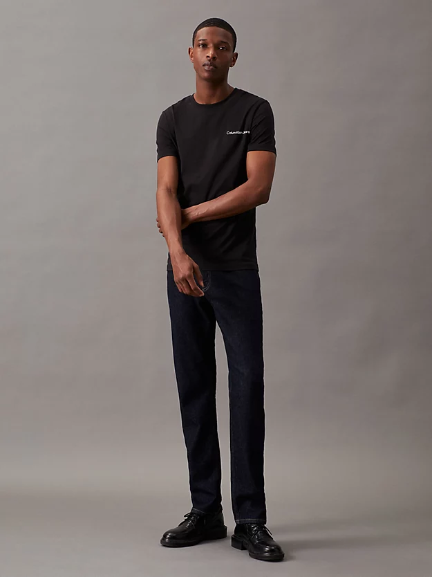 Camiseta slim fit com logo