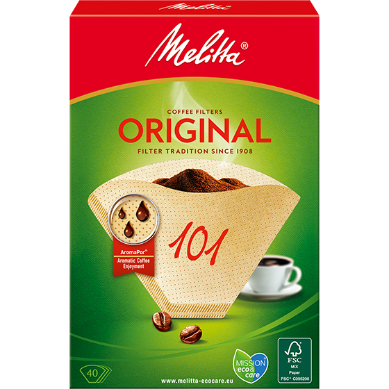 Melitta® Original, 101, braun, 40 St.|Filtertüten®