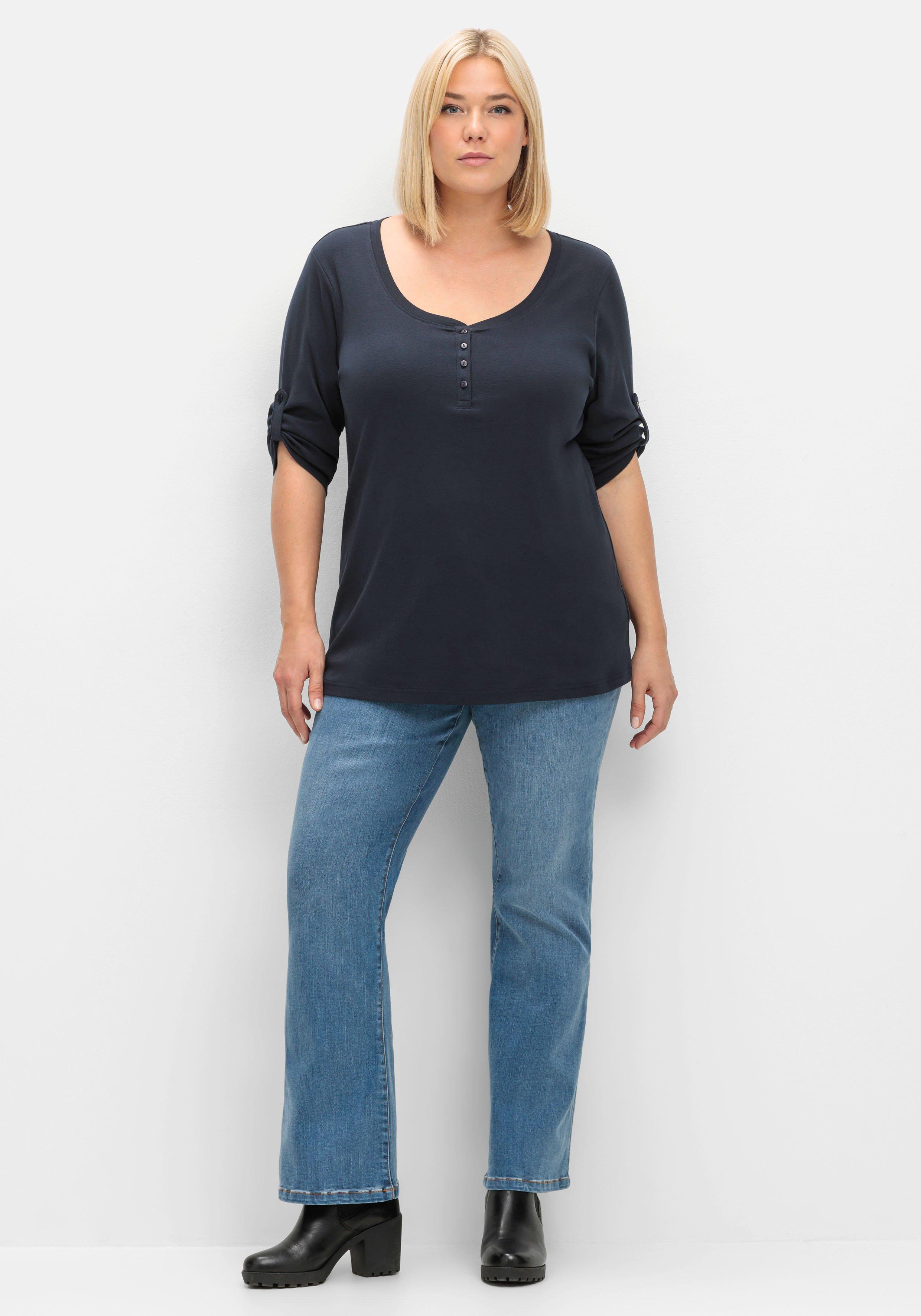Bootcut Stretch-Jeans mit Bodyforming-Effekt