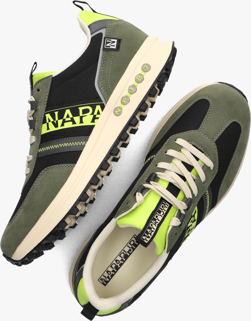 NAPAPIJRI groene napapijri lage sneakers slate