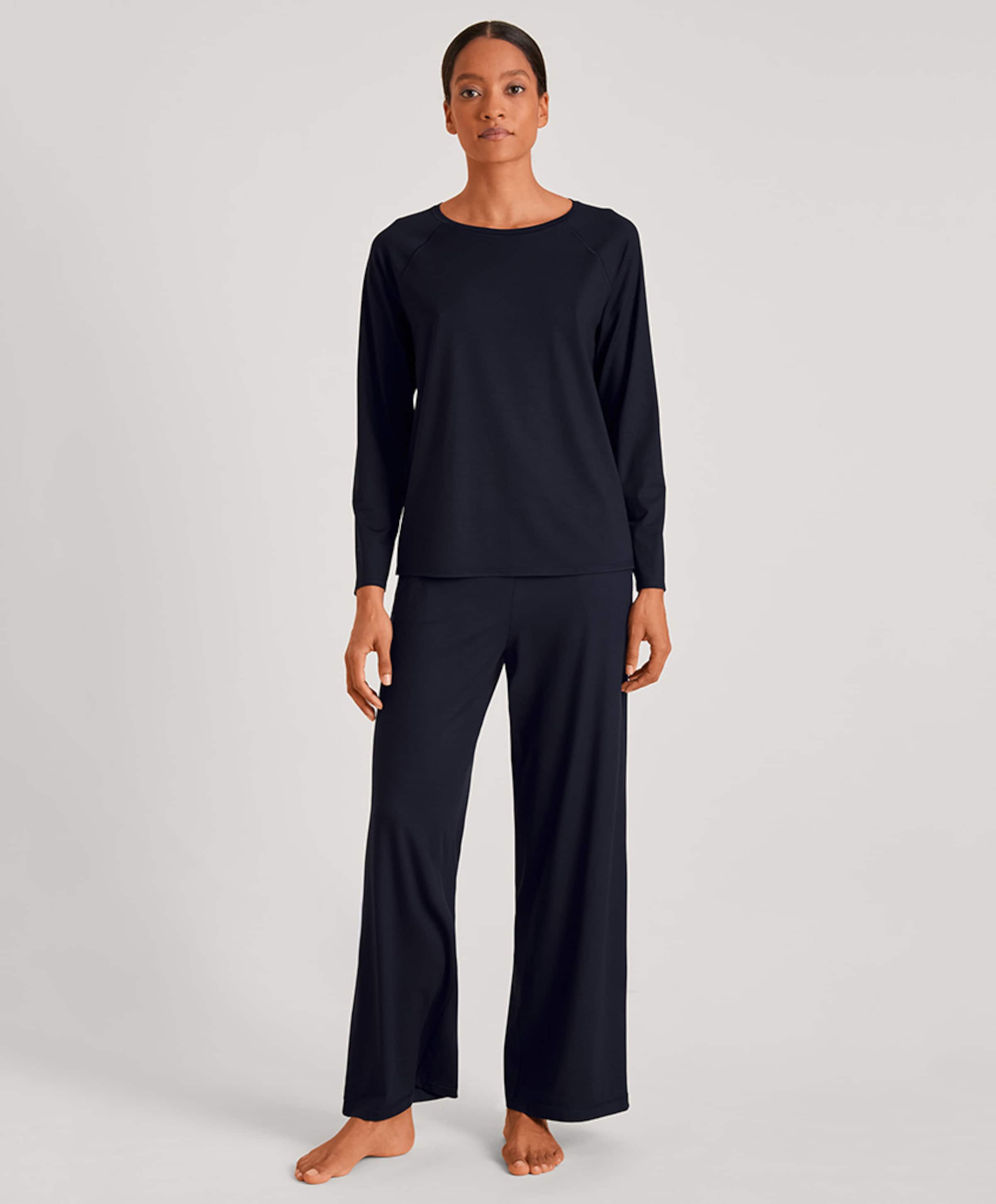 Calida Dames pyjamatop blauw