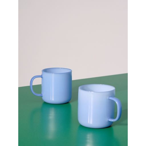 HAY Borosilicate 2-pak Krus, Jade Lys Blå