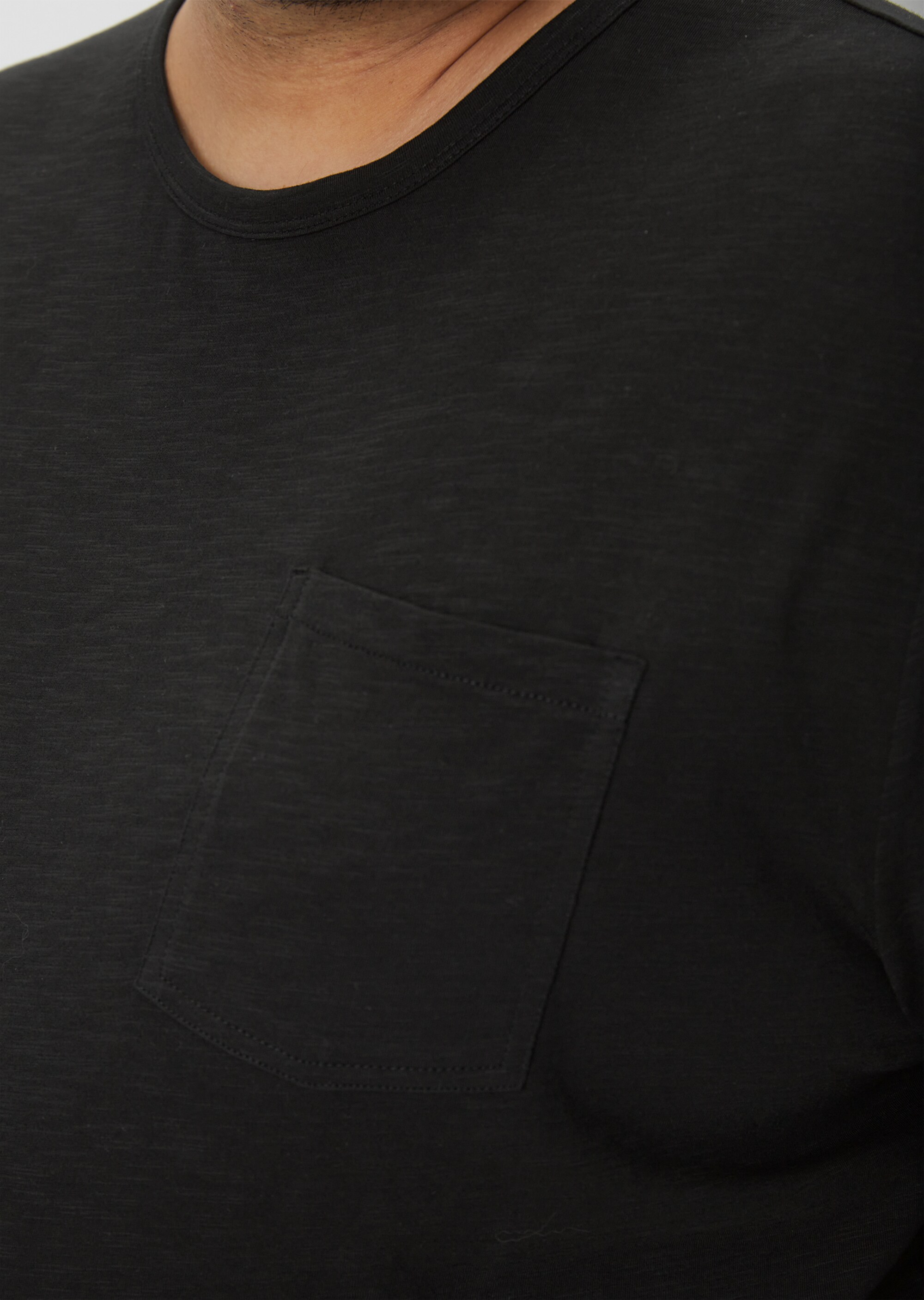 T-Shirt regular in softer Slub-Jersey-Qualität