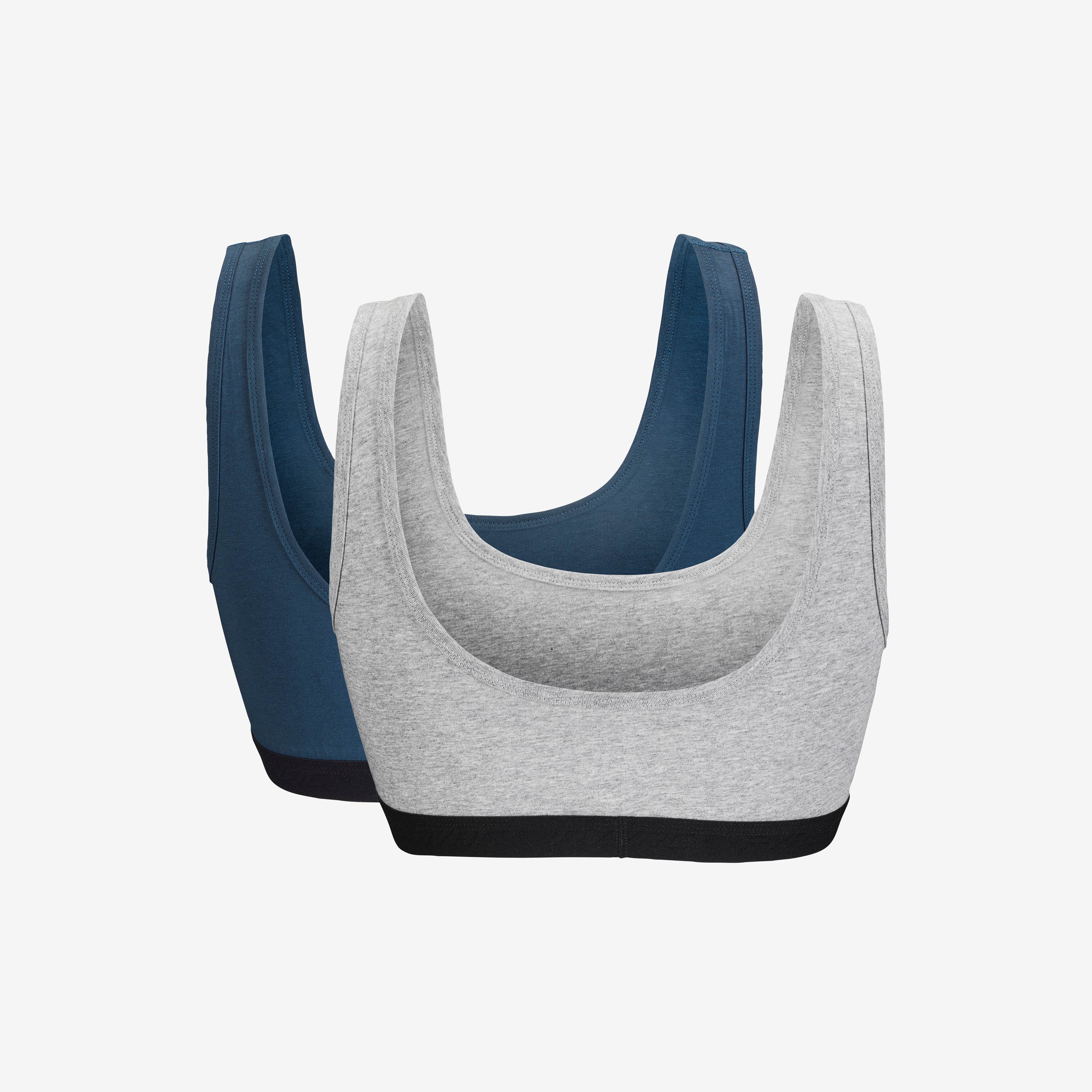 2-pack Ultimate Soft Bra Dame Moonlit Ocean/Grey Melange