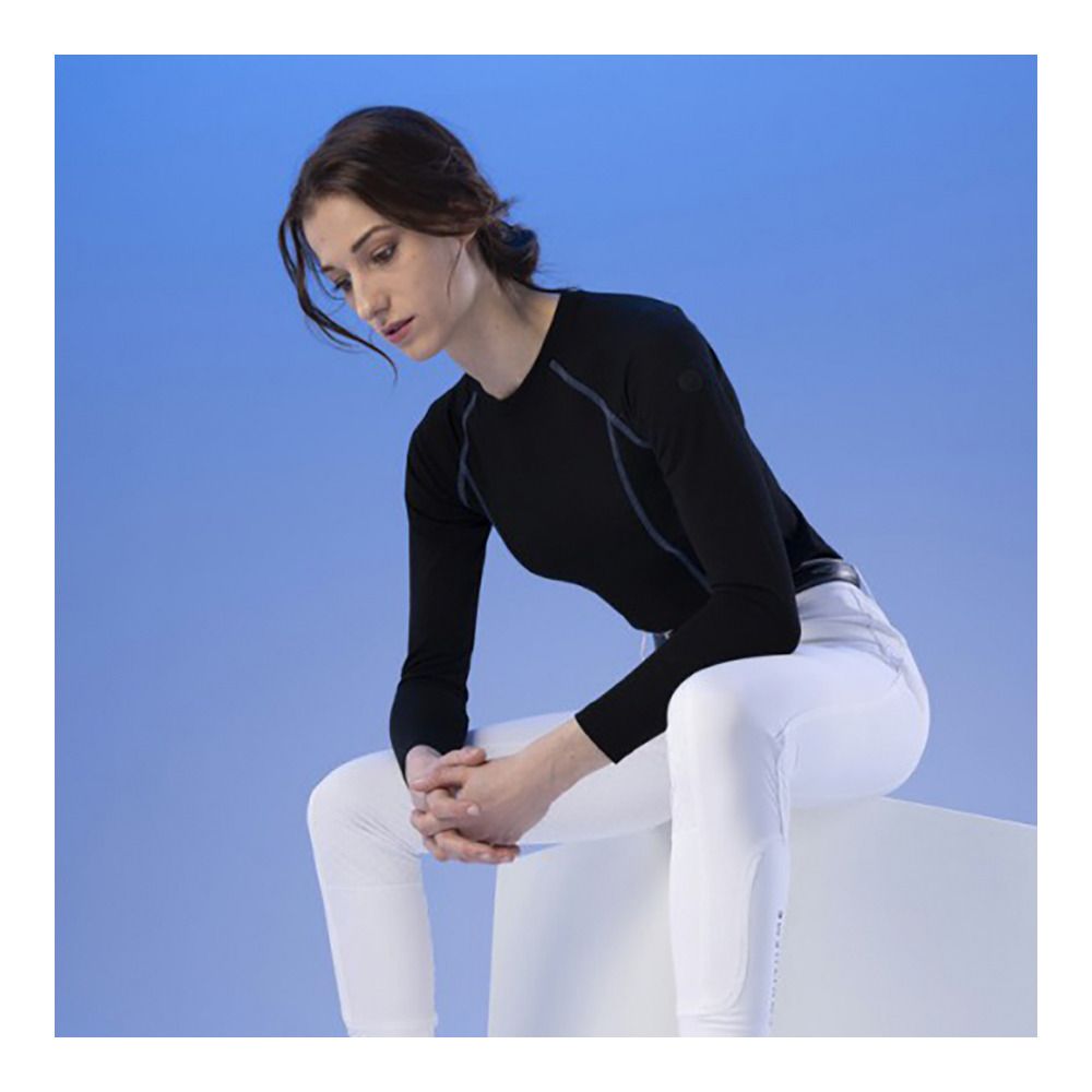 Equitheme RASSEMBLER - Tee-shirt Femme noir