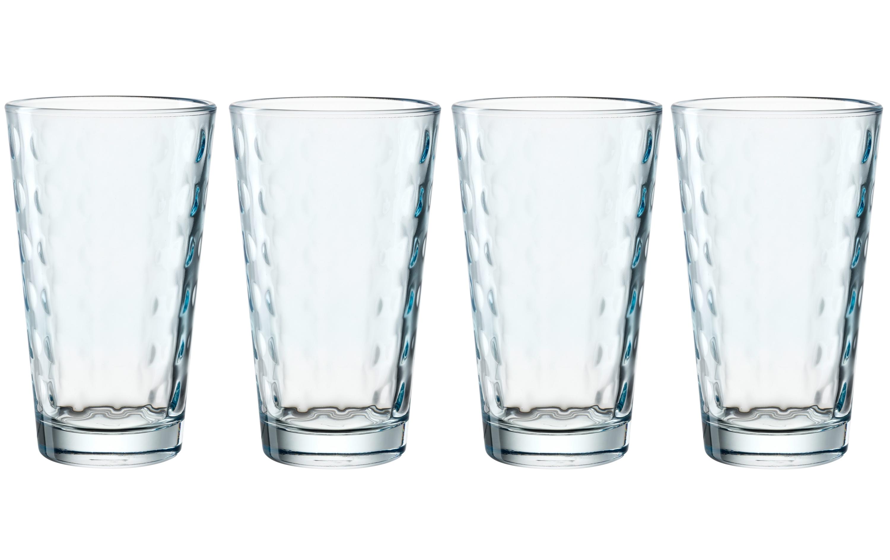 Trinkbecher LD Optic XL 540 ml, 4 Stück, HellblauBecher mit grossem Volumen