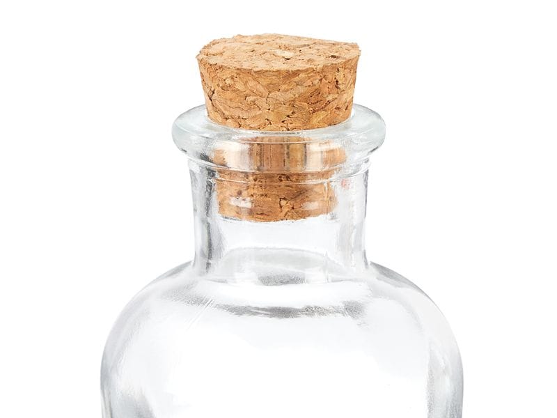 relaxdays Einmachflasche 60 ml, 20 Stück Miniaturflaschen zum Befüllen