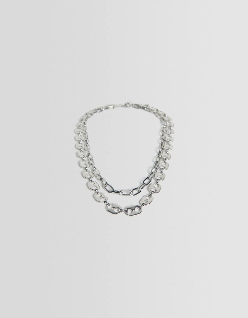 Conjunto de 2 gargantilhas com pingentes