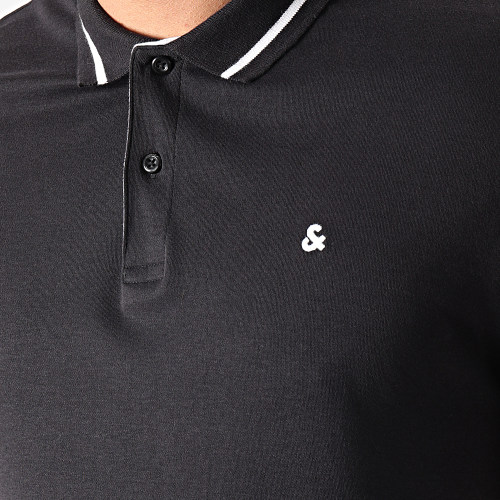 Polo Manches Courtes Jersey 12180891 Noir