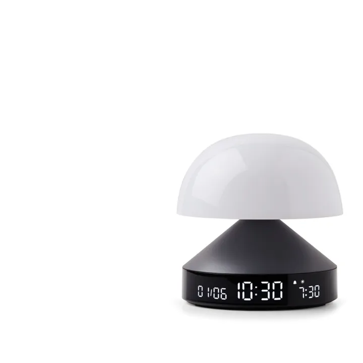 Lexon Lampe réveil simulateur d'aube Mina Sunrise | Gris métal