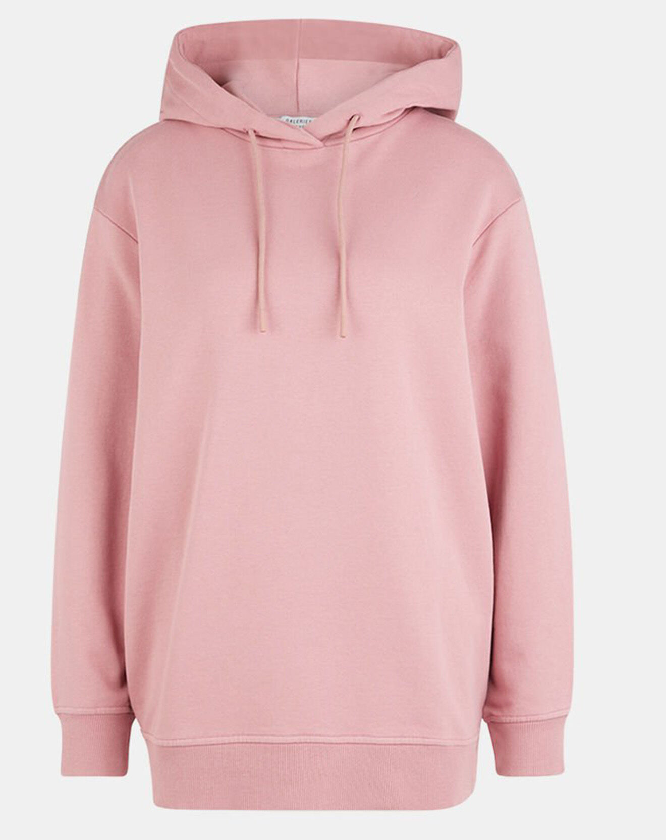 Galeries Lafayette Sweat à capuche en Coton Bio Bahut rose