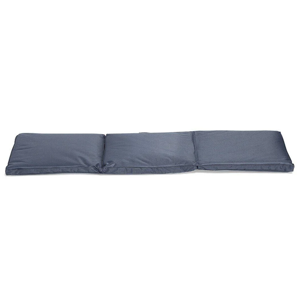 Coussin de bain de soleil gris anthracite fixation par nouette