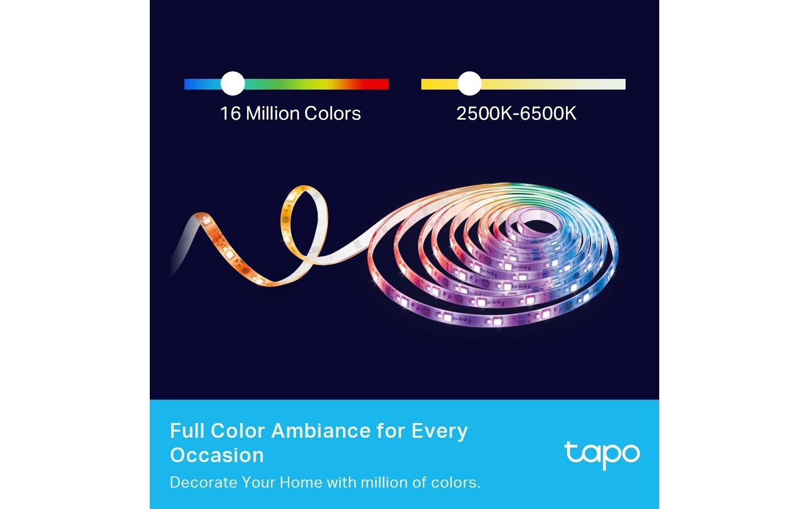 LED Stripe Tapo L930-10, 2x 5 m MulticolorSmartes LED-Band, Mehrfarbig