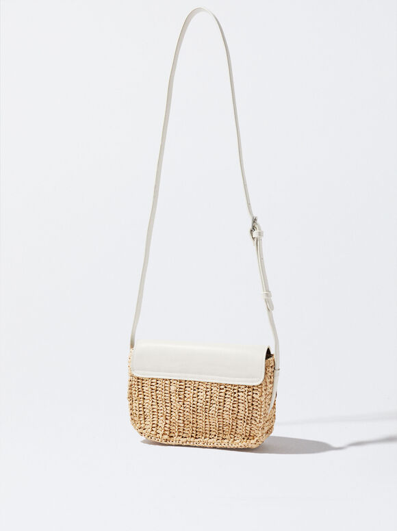 Bolso Badolera De Paja - Raw