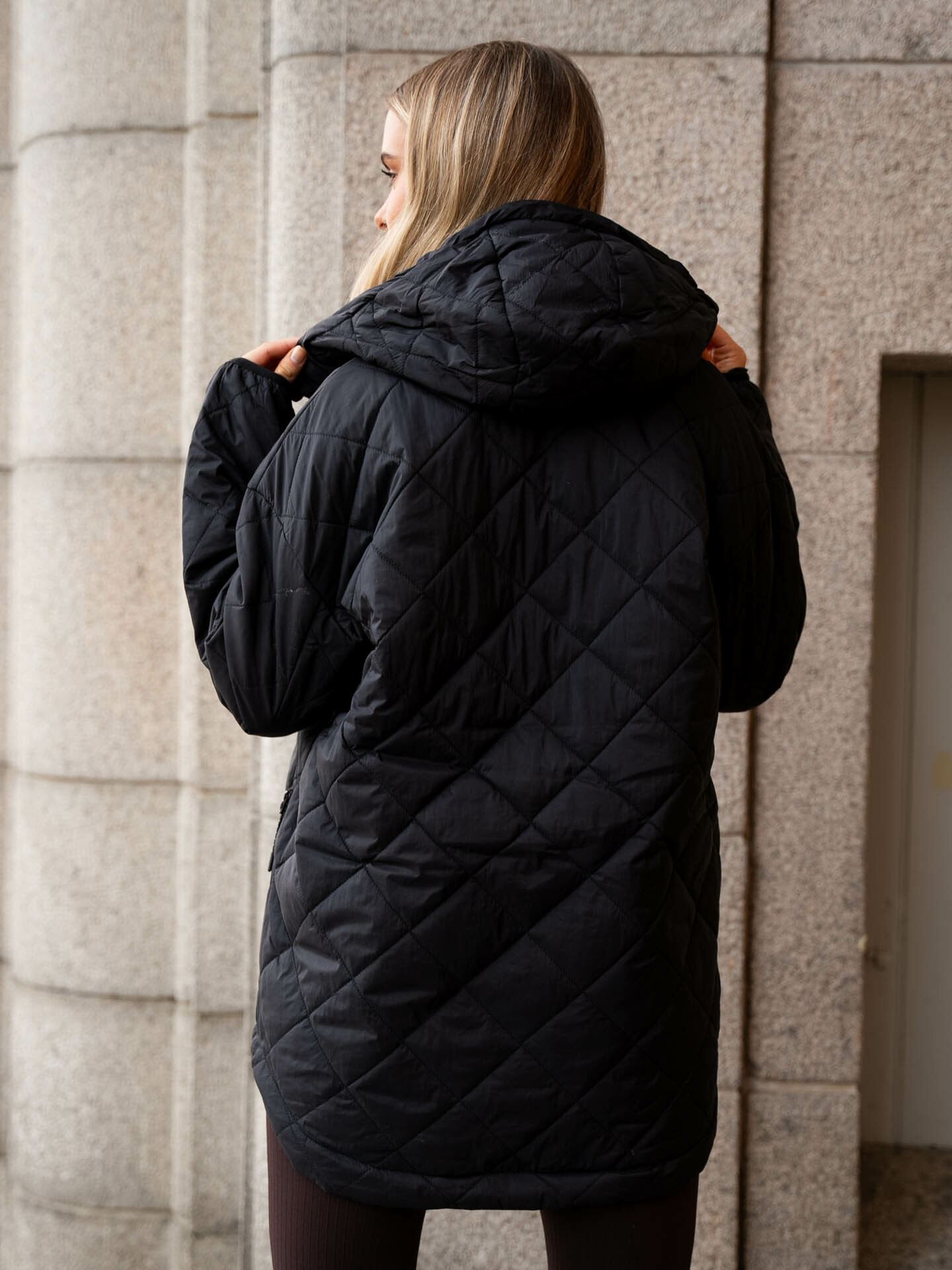 Oversized Quilted Anorak