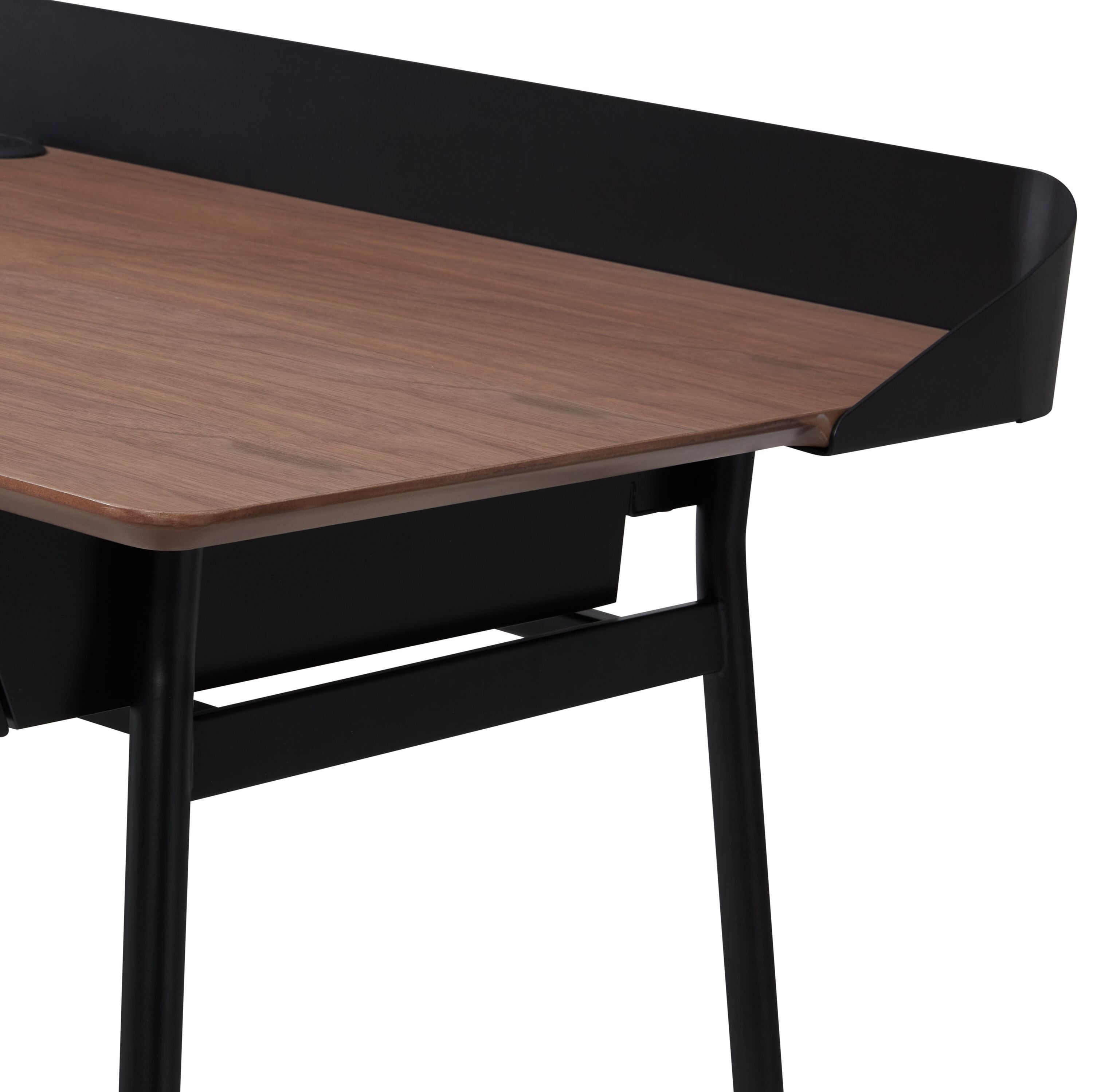 SCOTT Schreibtisch - Nussbaum / B: 120.0 cm x T: 57.3 cm x H: 81.0 cm