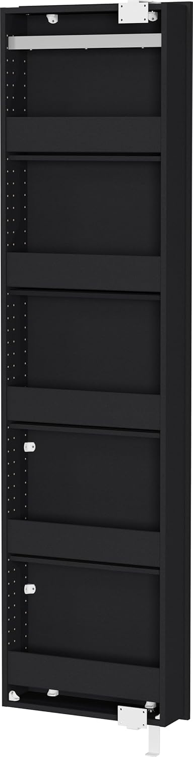 Germania Drehschrank 1189-58, mit verspiegelter Front, 50 x 195 x 18 cm (BxHxT)