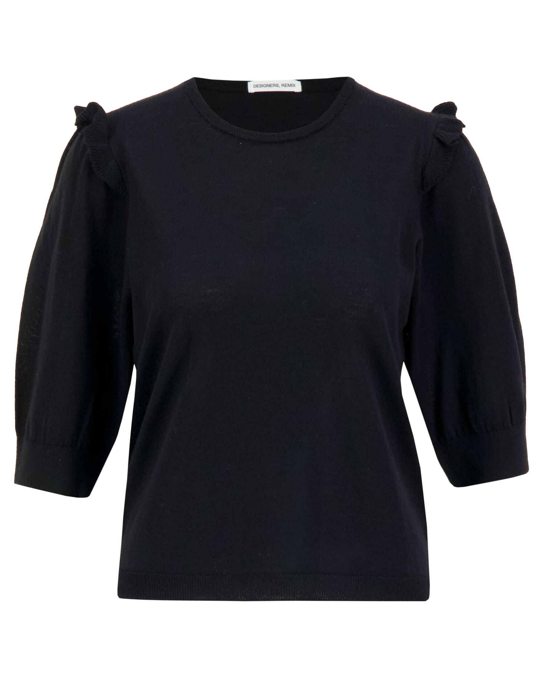 Designers Remix| Damen Wollpullover AZA Kurzarm