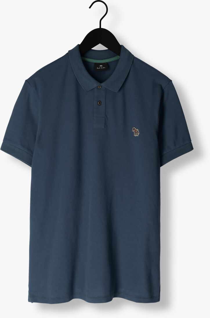 PS PAUL SMITH blauwe ps paul smith polo mens slim fit ss polo shirt zebra