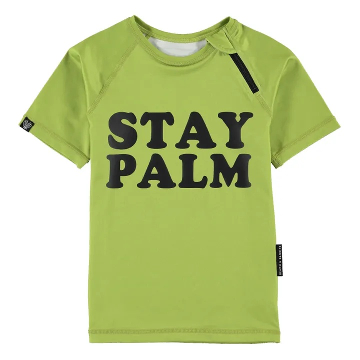 Beach & Bandits T-Shirt Anti-UV Stay Palm | Vert