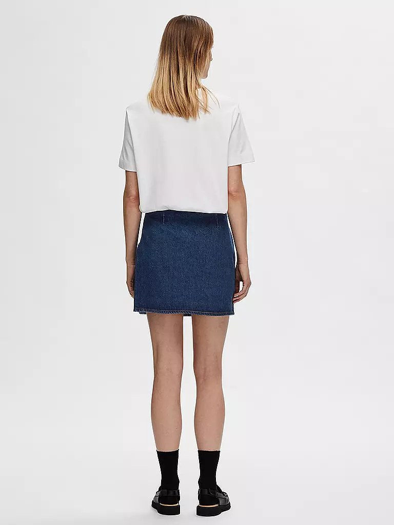 SELECTED FEMME Jeansrock SLFCLAIR blau