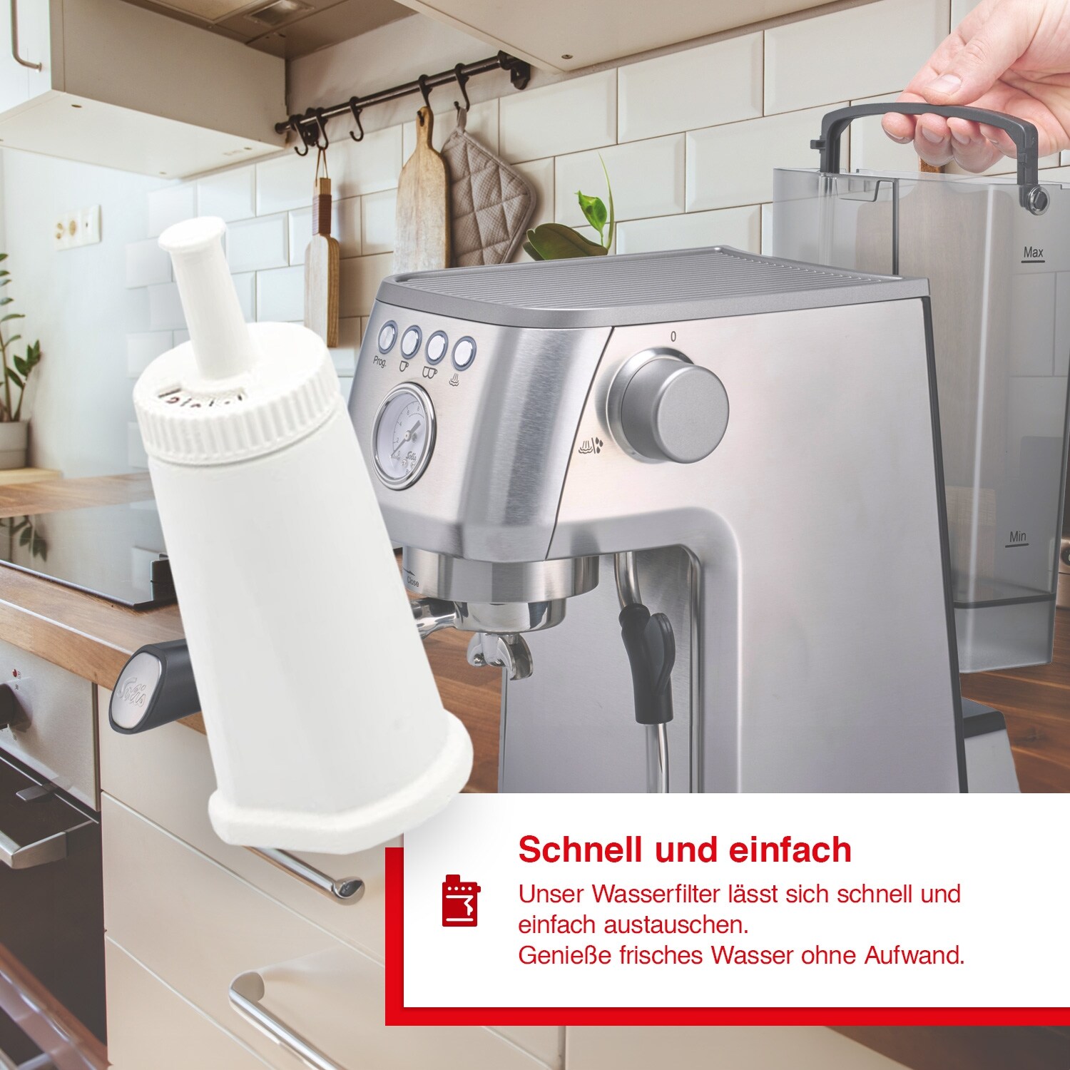 Solis Wasserfilter CLARIS f&amp;uuml;r Espressomaschinen, 2er Set