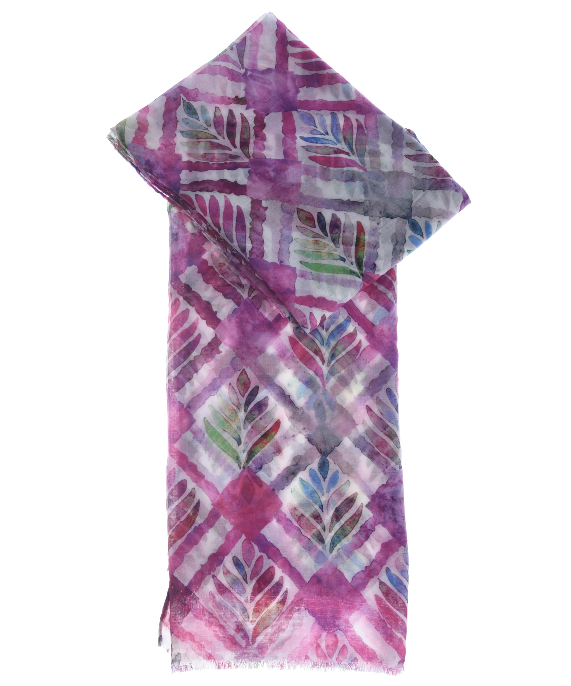 sjaal met abstracte print