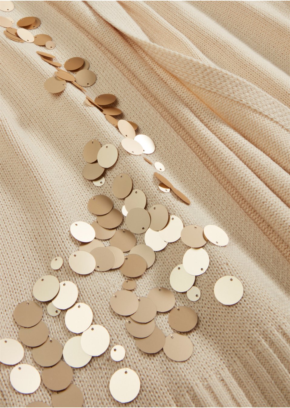 Gilet en maille à paillettes