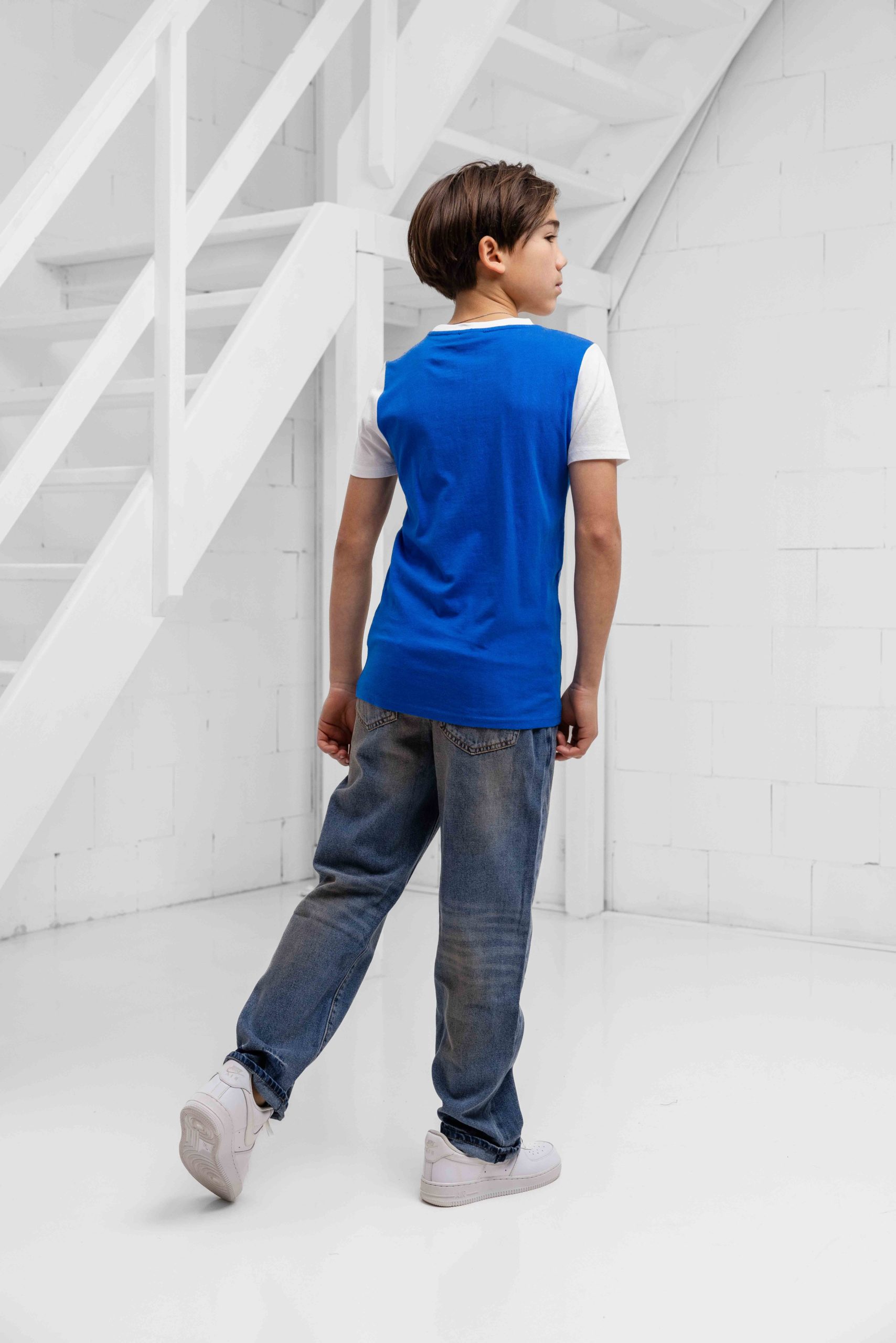 Vingino X Messi Silhouette T-Shirt Kids Blauw