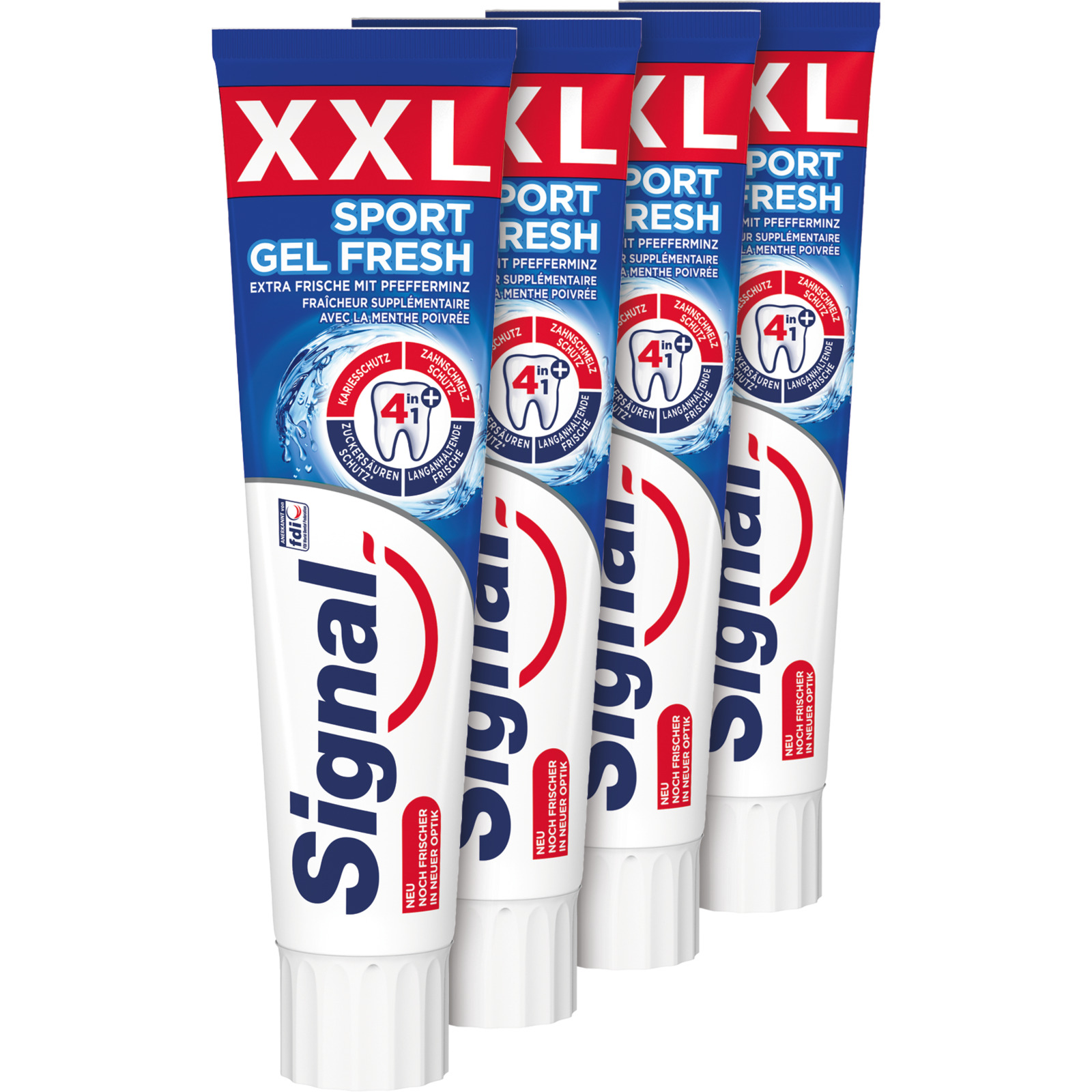 Signal Zahnpasta Sport Gel Fresh XXL 4 x 125 ml