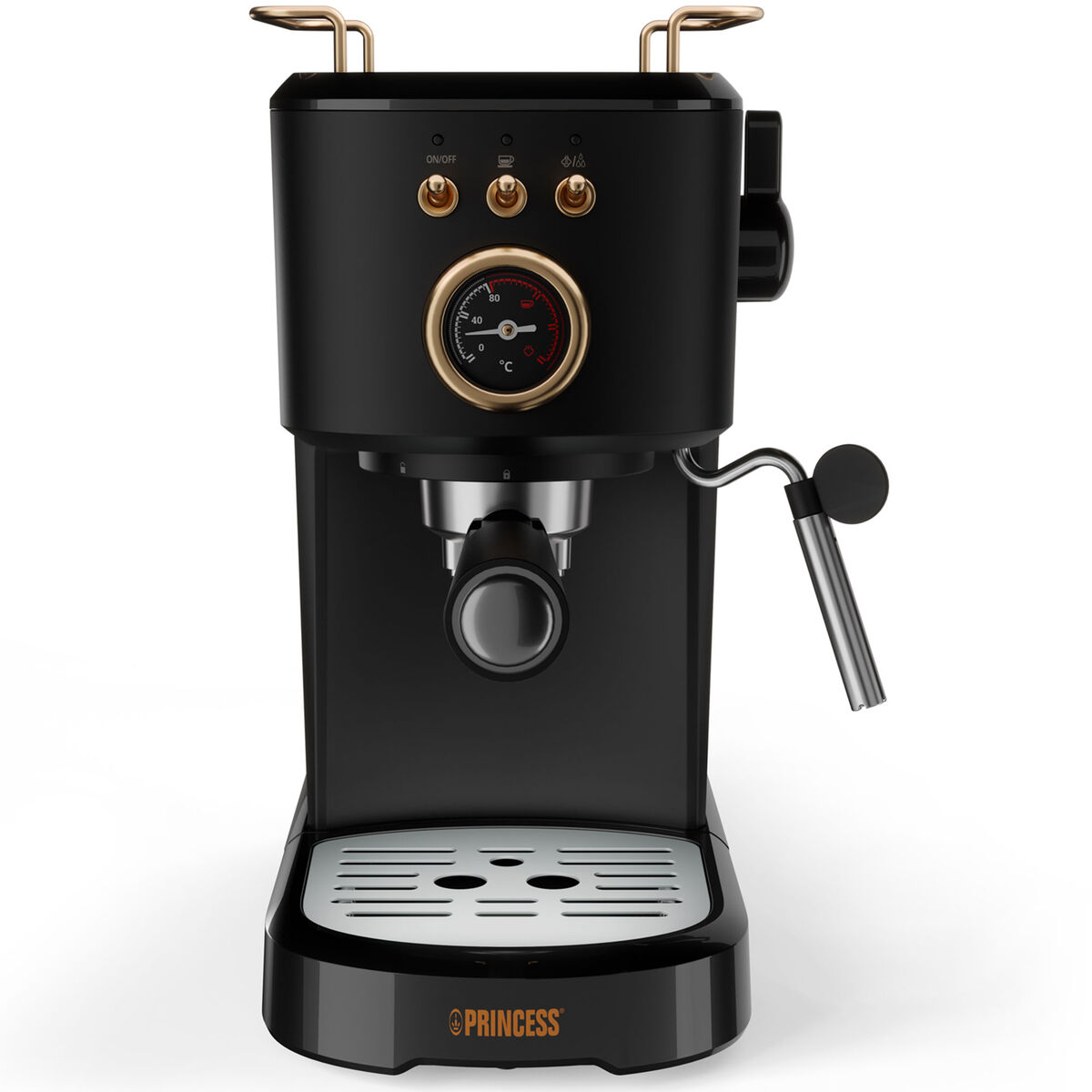 Princess Espressomaskin, rustfritt stål