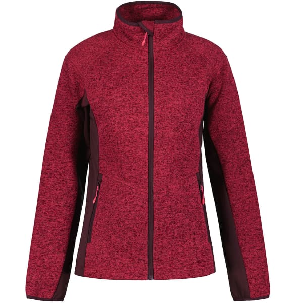Veste polaire randonnée ICEPEAK MIDLAYER JACKET BLEEKER W FRAMBOISE