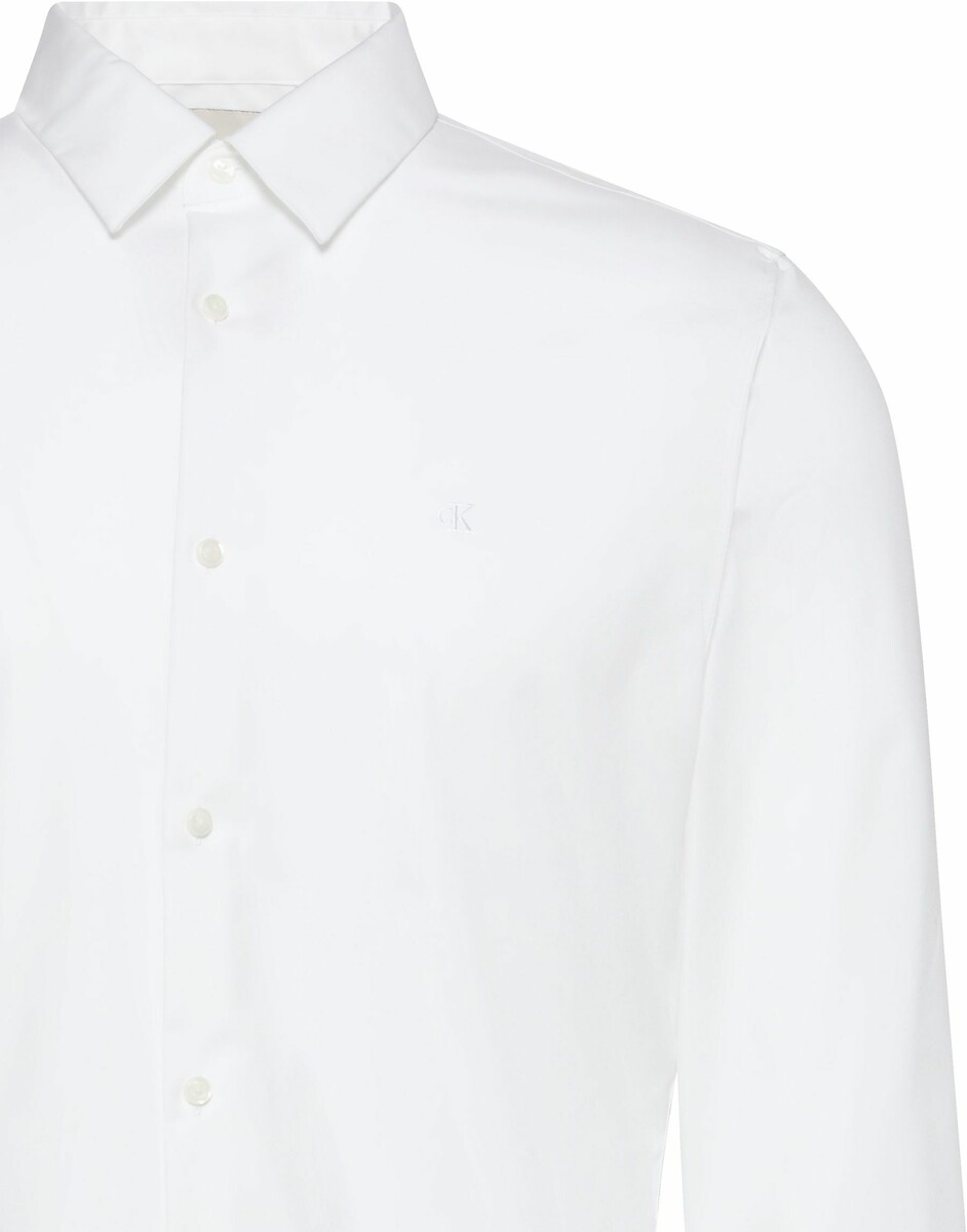 CALVIN KLEIN<br>Camisa de manga comprida de corte justo