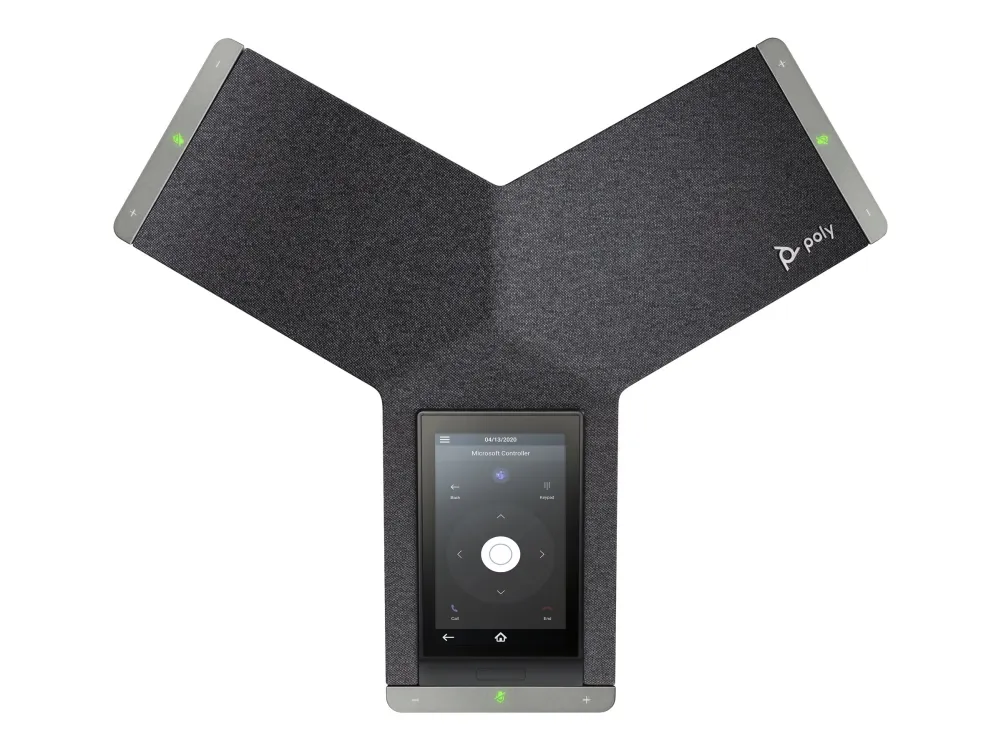 Poly Trio C60 - VoIP-telefon til konferencer - med Bluetooth interface - IEEE 802.11a/b/g/n/ac (Wi-Fi) / Bluetooth 5.0 - 5-vejs opkaldskapacitet - SIP, SRTP, SDP - 3 linier